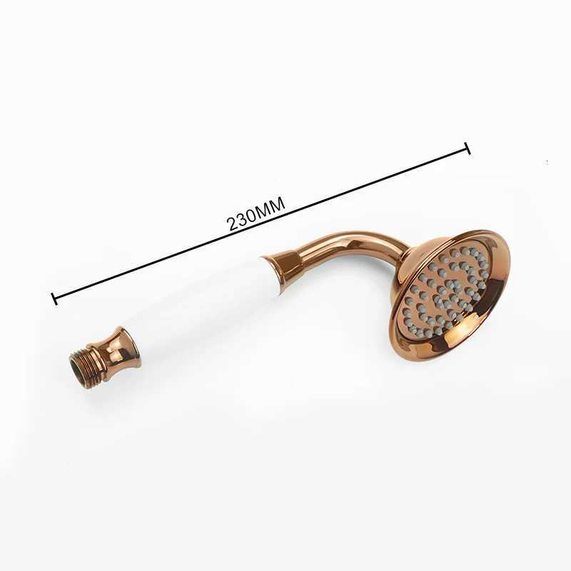 Brass Golden Rainfall Shower Rose Gold Handheld Shower Bathro Replace Rain Shower Antique Brass Shower Accessory Y251103
