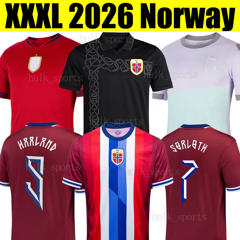 XXXL 2026 Norway soccer jerseys HAALAND SORLOTH NUSA AASGAARD HORN MYHRE DONNUM RYERSON MOLLER WOLFE AJER STRAND LARSEN SCHJELDERUP national team Football shirt