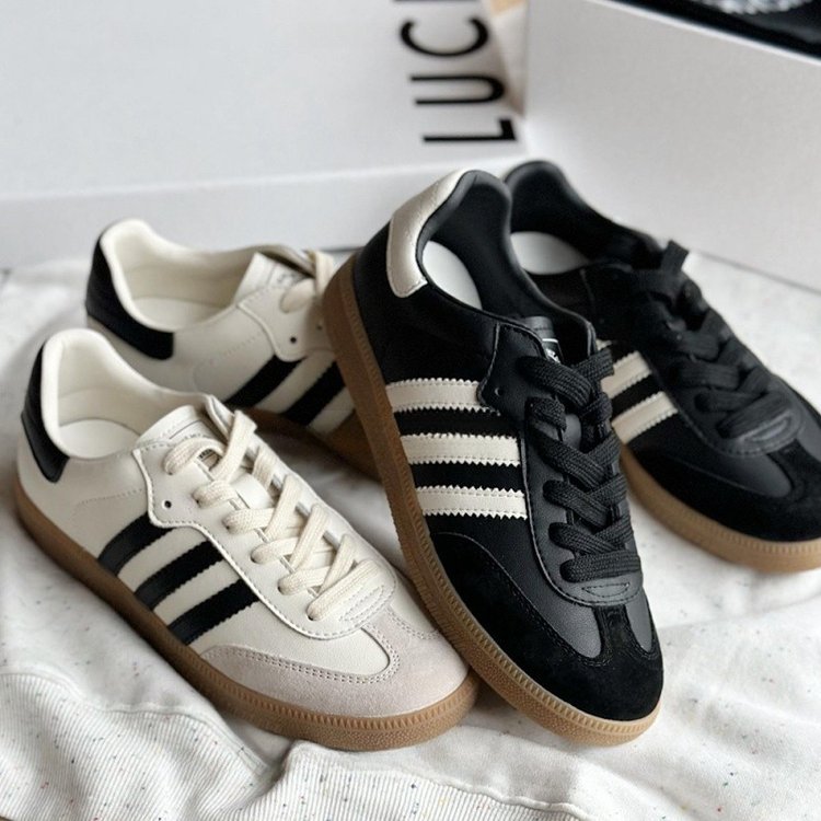 designer shoes 2025 new Women's spring style flat casual sports shoes all-match German training shoes small white sneakers best-selling product