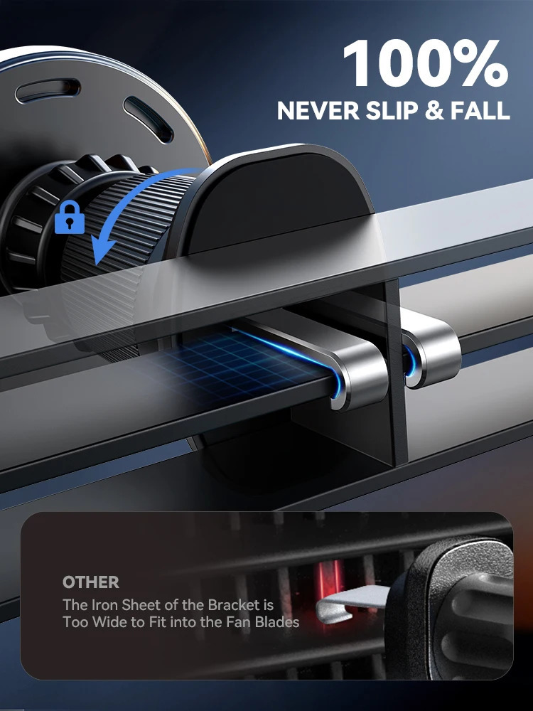 Joyroom Magnetic Car Phone Holder Mount Dashboard Air Vent Wirelees Charging Phone Holder For iPhone 16 15 14 13 12 JRZS502 251103