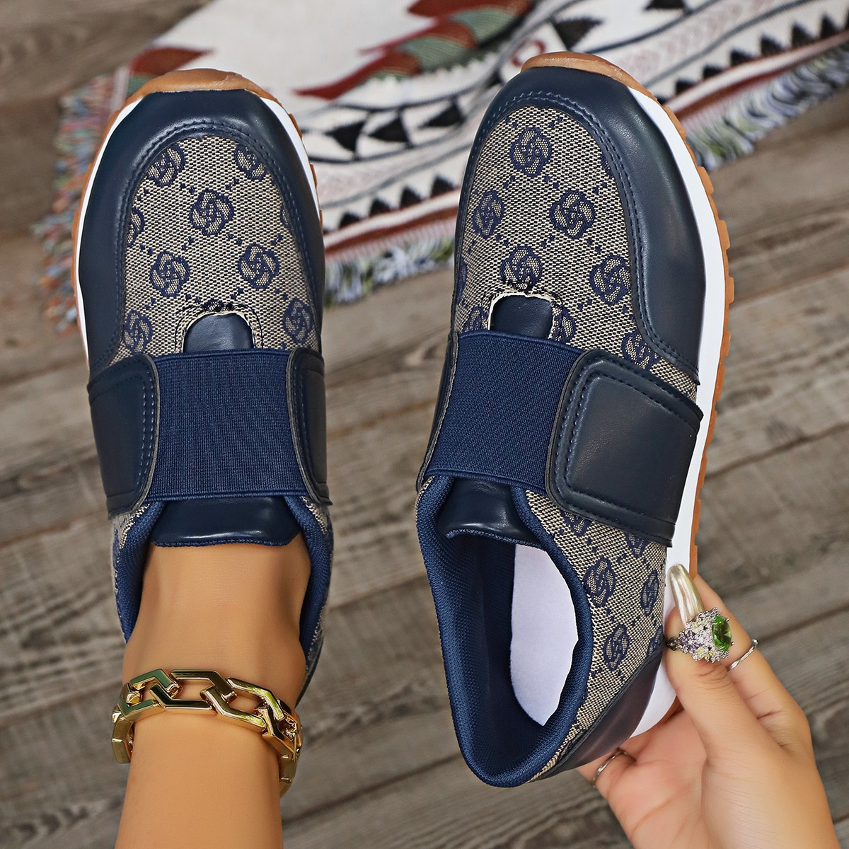 Free shipping designer casual shoe plus size women black navy blue brown comfortable breathable wear-resisting outdoor sport shoe new