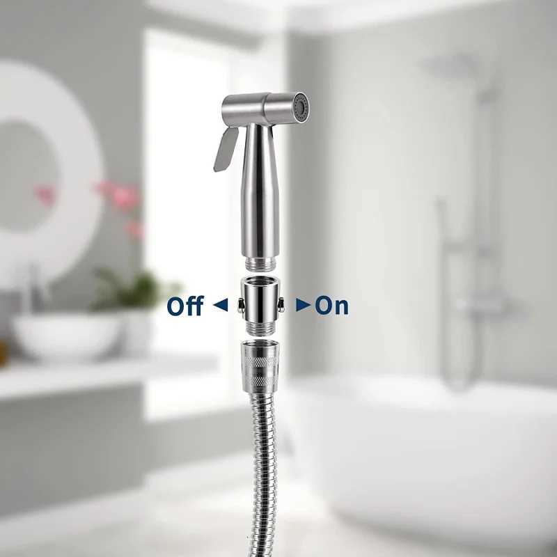 New Shower Control SwitchWater Flow Stop ValveHandheld Showers OneButton Pause Water Controller Bathro Accessories Y251103