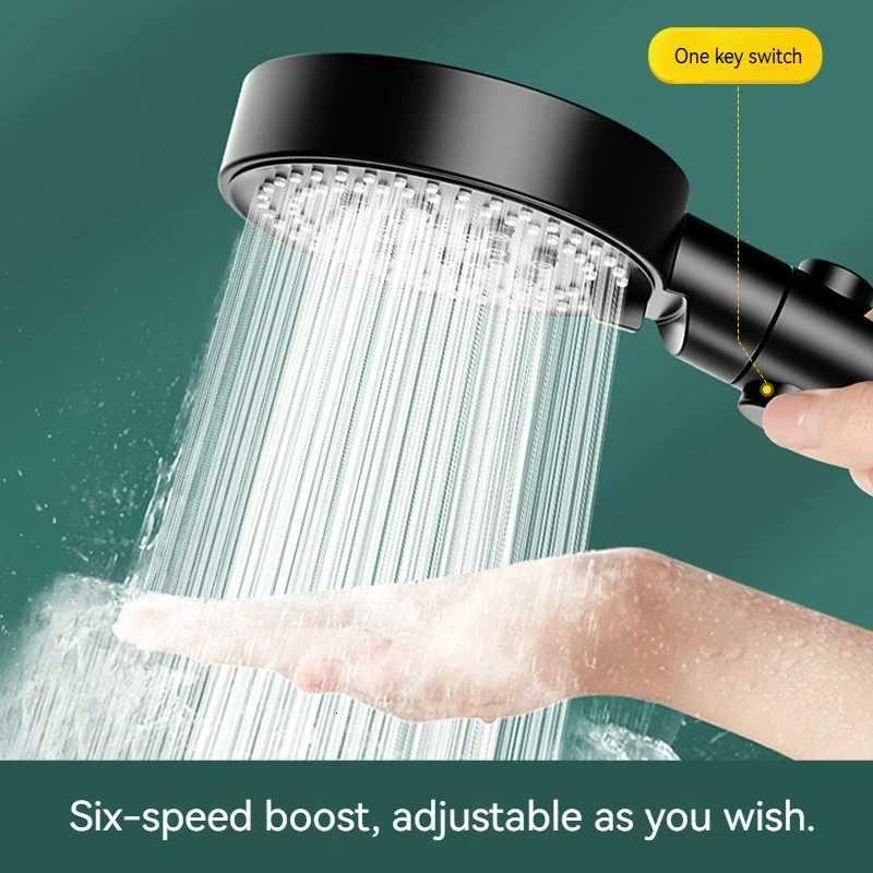 High Pressure 6-Mode Shower Water Saving One-Key Stop Ideal for He Bathro RV Y251103
