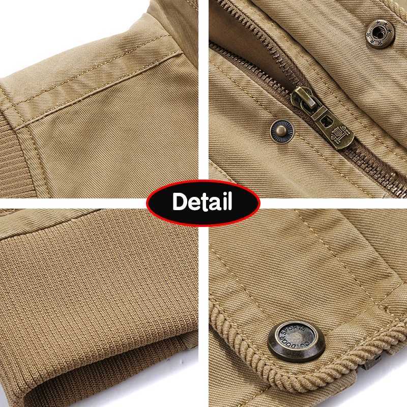 2024 Men Spring Many Pocket Sleeveless Stand Collar Vest Men Autumn Solid Color Outdoors Cargo Casual Vest Male Plus Size 8XL X250403