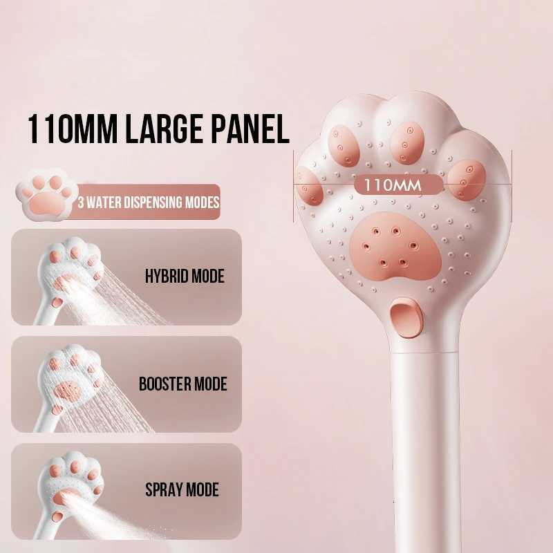 3 Modes High Pressure Shower Water SavingAdjustable Shower Sprayer He Bathro Accessories Y251103