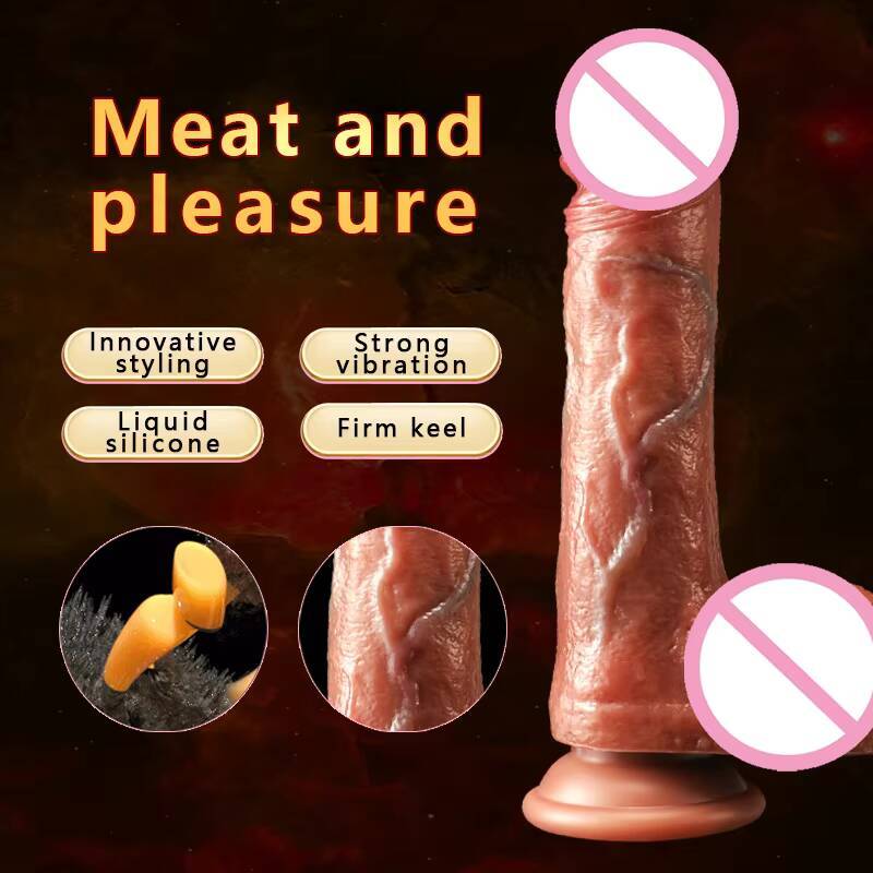 European Best Selling Dildos Products Silicone Couple Female Toys Adult Realistic Soft Silicone Rubber Penis