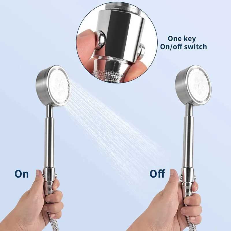 New Shower Control SwitchWater Flow Stop ValveHandheld Showers OneButton Pause Water Controller Bathro Accessories Y251103