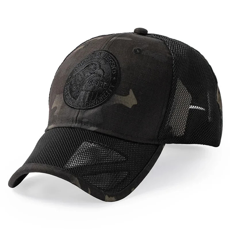 Big Head XL 60cm 63cm Man Plus Size Mesh Baseball Caps Adult Outdoors Camo Sun Hat Sport Hats Dad Trucker Caps 250402