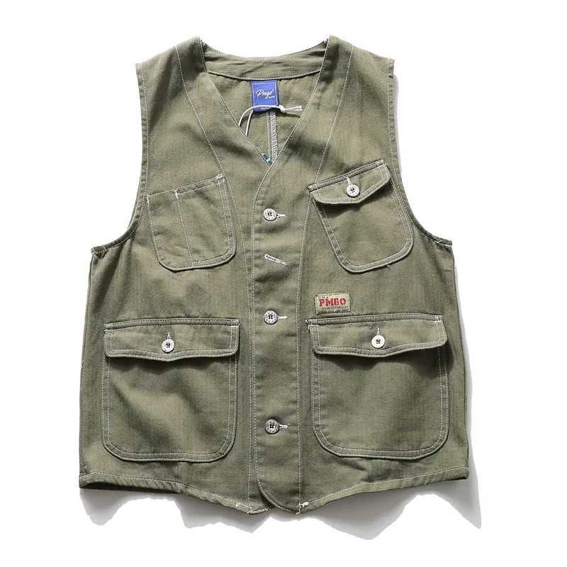 Japanese Streetwear Amikaji Retro Boyfriend Vest Mens Trend Fashion Casual Sleeveless Jacket Cargo Vest Women Waistcoat X250403