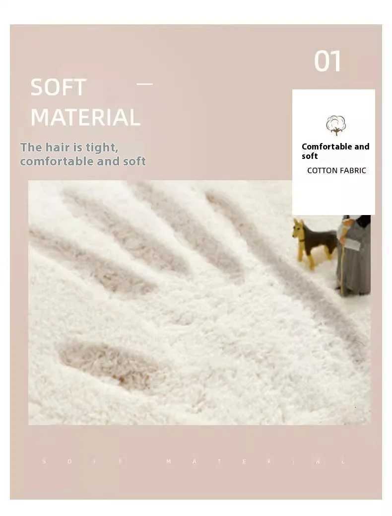 VIKAMA Interior Carpet Creative Pink Bow tie Imitation Cashmere Bathroom Water-absorbing Floor Mat Non-slip Foot Mat C251103