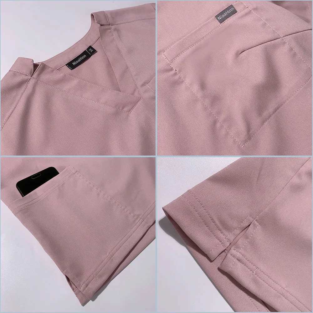 Operating Room Medical Uniform Scrubs Hospital Working Scrubs Set Medical Supplies Nurse Dental Surgery Suit Workwear J251103