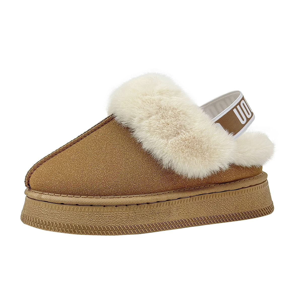 Free shipping Designer Slippers 2025 Winter New Thick soled Velvet Thickened Warm Indoor Cotton Shoes Snow Boots