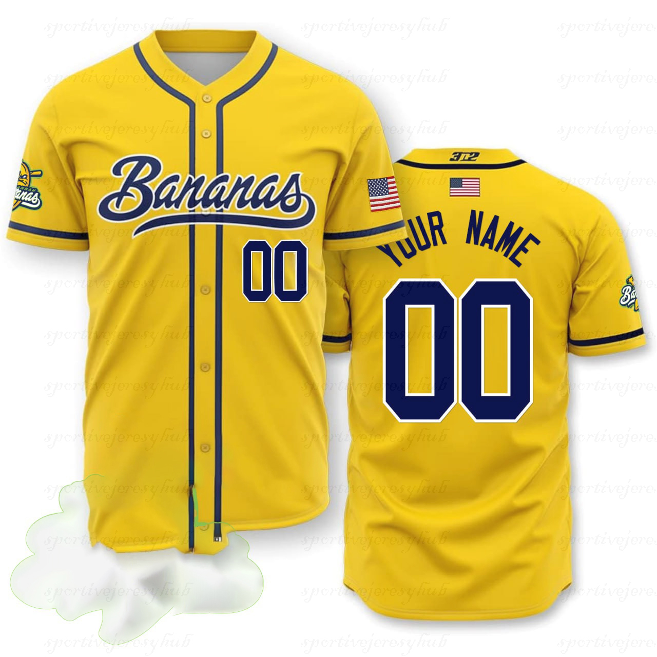 The Savannah Bananas Baseball Jersey Ball#1 Olson#8 Zack Phillips #29 RAC#15 Andy Archer #24 Stilts #14 All Stitched For Men Women Youth