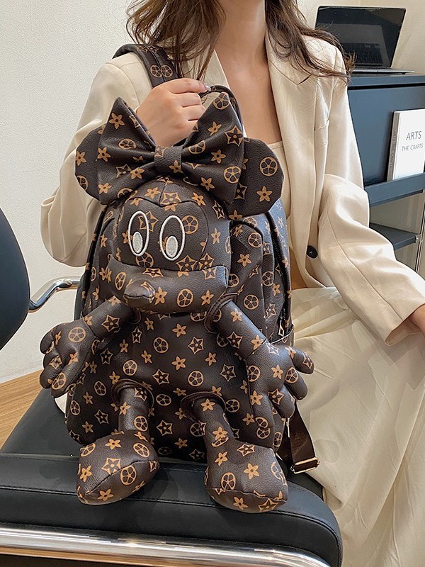 Fashionable Doll Printed Backpack New Large Capacity Cute and Exquisite Casual Versatile Backpack Free Shipping