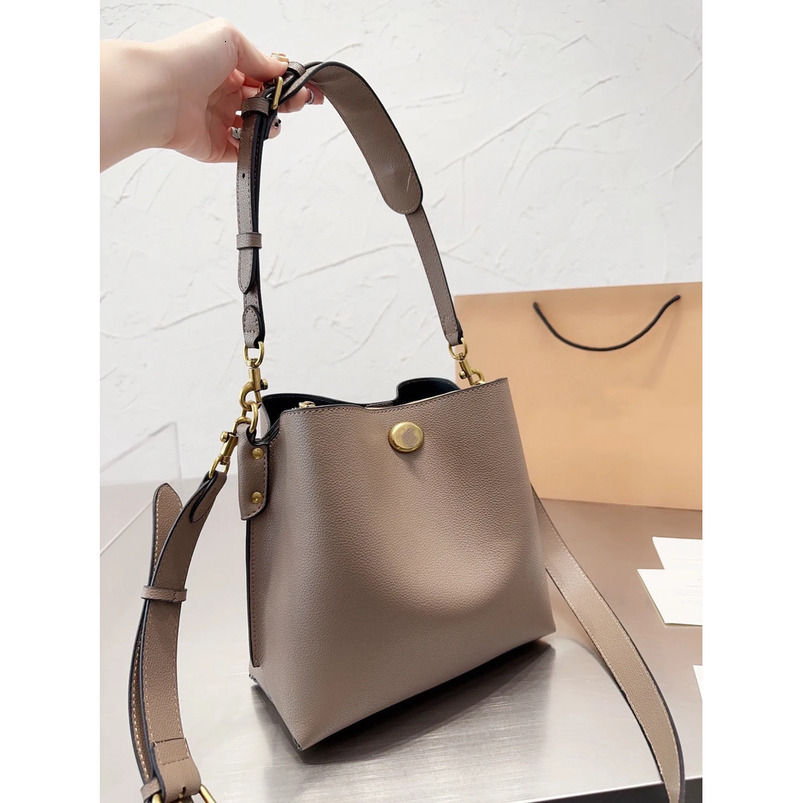 Handbags Totes Bucket Handheld One Shoulder With Litchi Pattern Women Fashion Shopping Satchels Leather Hobo Handbag Crossbody Messenger Bag Ce5 0 0