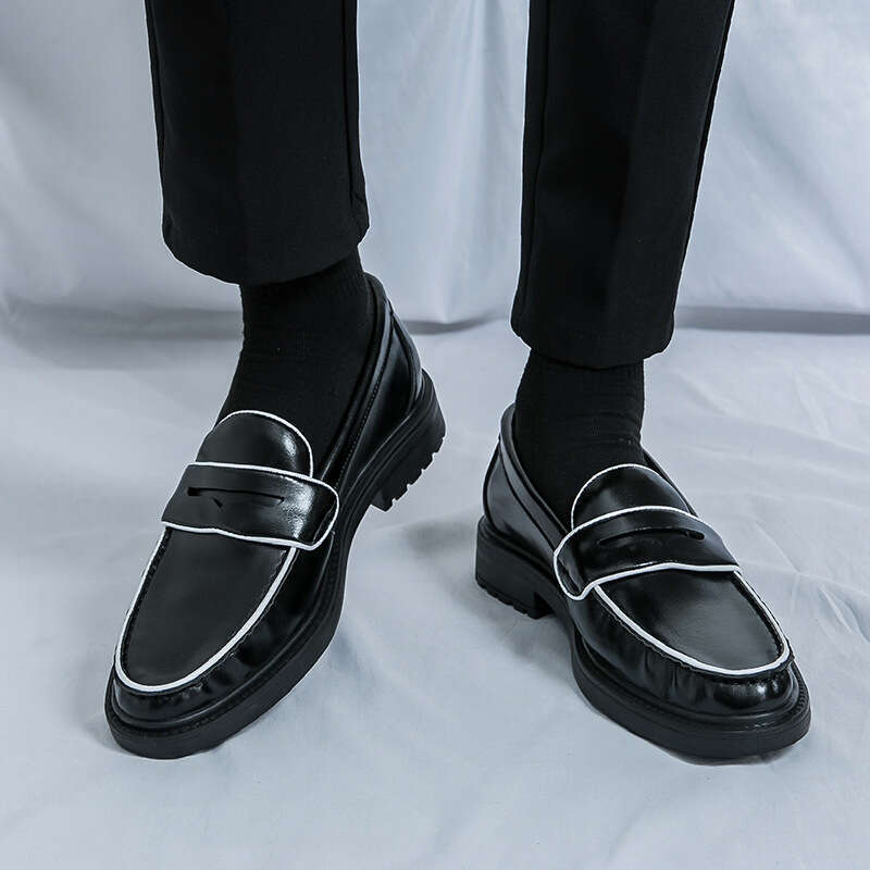 Large British Trendy Bean for Men 2024 Spring and Autumn New Style One Step Lazy Casual Su Le Fu Shoes