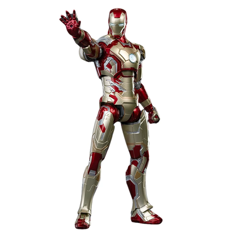 Fondjoy Marvel Iron Man MK42 1/7 Scale LED Model Kit Wholesale - Assembled Action Figure with Light-Up Reactors, Bulk Stock for Resellers