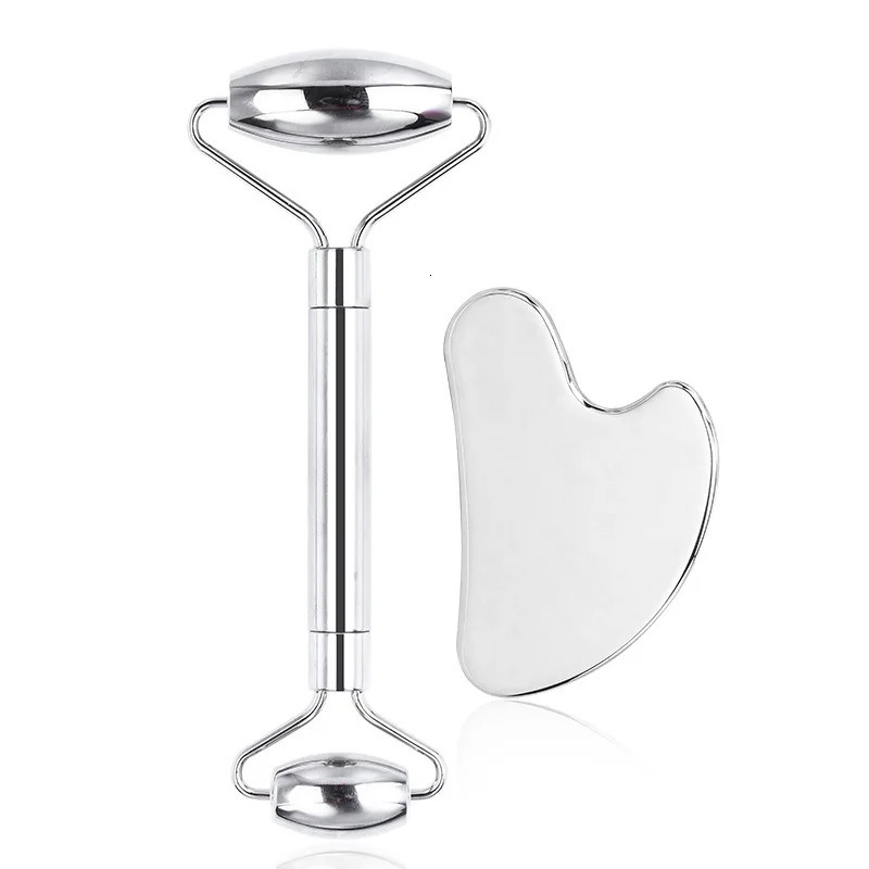 13 Piece Ice Face Roller Facial Skin Care Tools Stainless Steel Facial Roller Board Ice Tray Skin Care Tools 251030