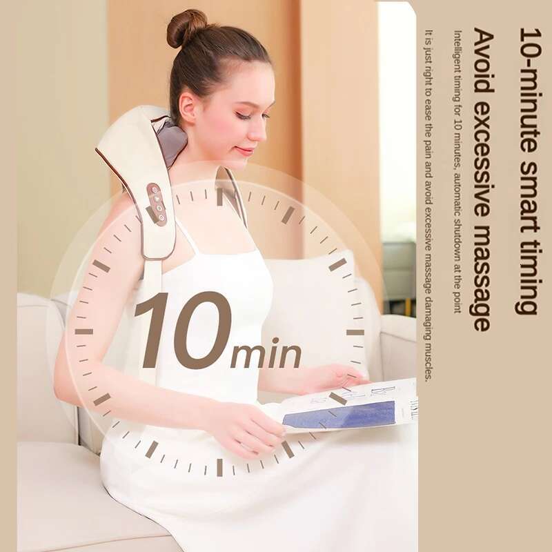 Neck Shoulder Massager Deep Tissue Shiatsu Back Massagers With Heatfor Pain Relief Electric Kneading Squeeze Muscles Massage