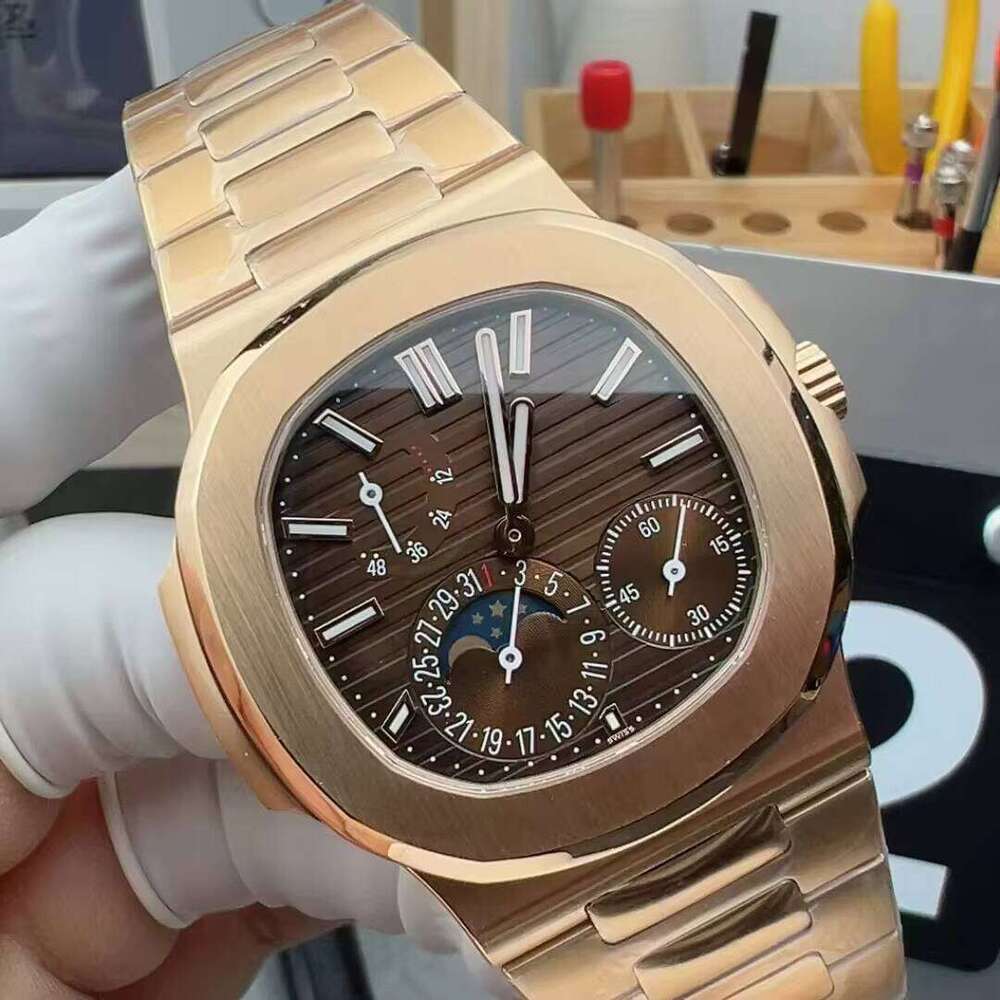 ZF Factory Luxury Stainless Steel Rose Gold Case Men's Automatic Mechanical Diver Watch 40mm 100M Water Resistant Sapphire
