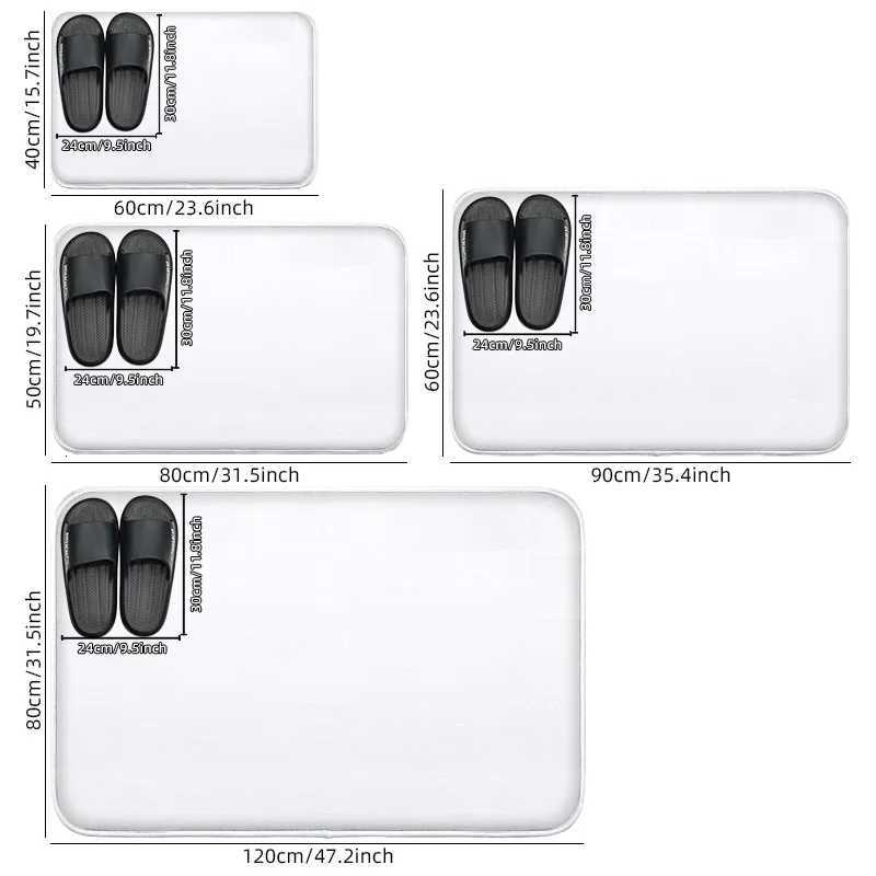 Wave boat anchor bathroom floor mat toilet water absorbing foot mat home decoration mat bathroom door mat machine washable C251103