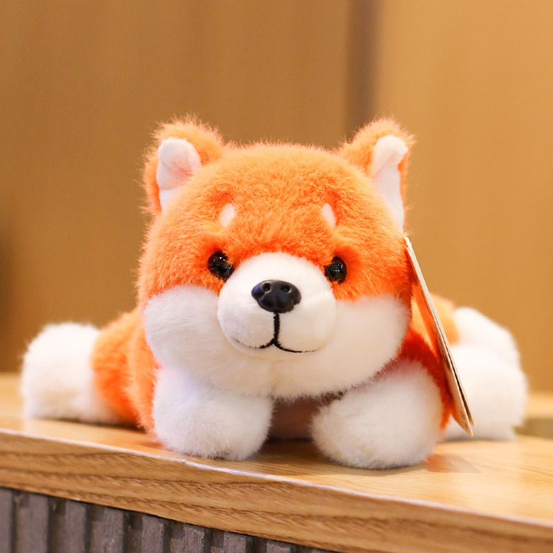 Xiangxiang Sanzi Animal Meow It Sister Same Style Cartoon Plush Toy Lying Panda Doll Bean Bag Gift 251010