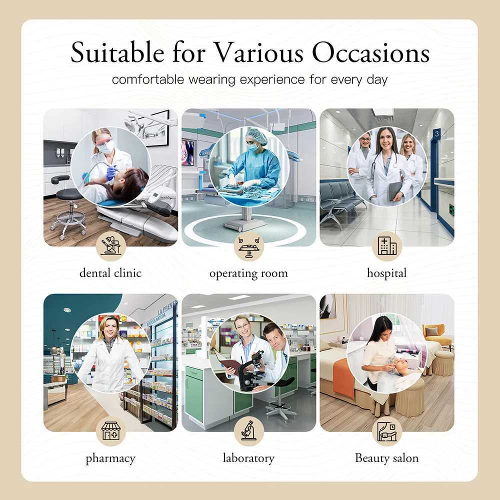 Short Sleeved Spa Uniform Women Hospital Nursing Uniform Multicolor Stretch Fabric Pet Clinic Vet Work Clothes Nurse Accessories J251103