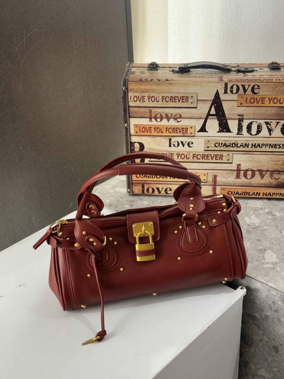 10A Luxury Designer Bag Retro Vintage Vintage Lock Head Bag 2025 Autumn And Winter New Fashion Handbag Crossbody Bag