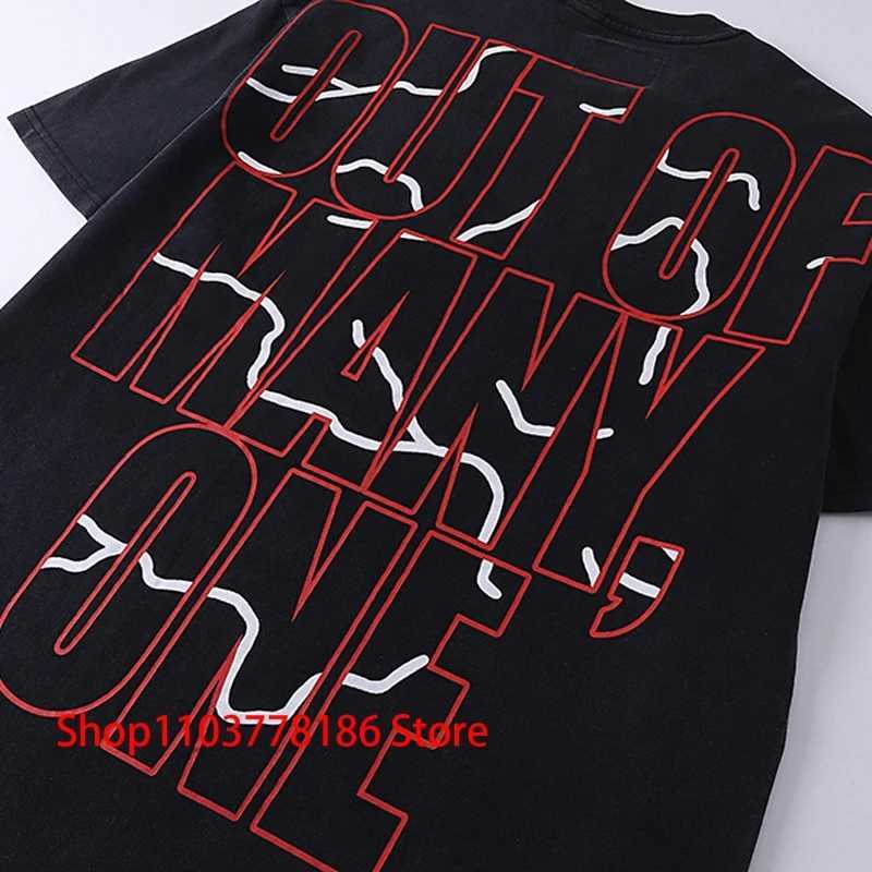 Racing skeleton T-shirt Godspeed short sleeved streetwear original label mens loose casual full matching top T-shirt W250402
