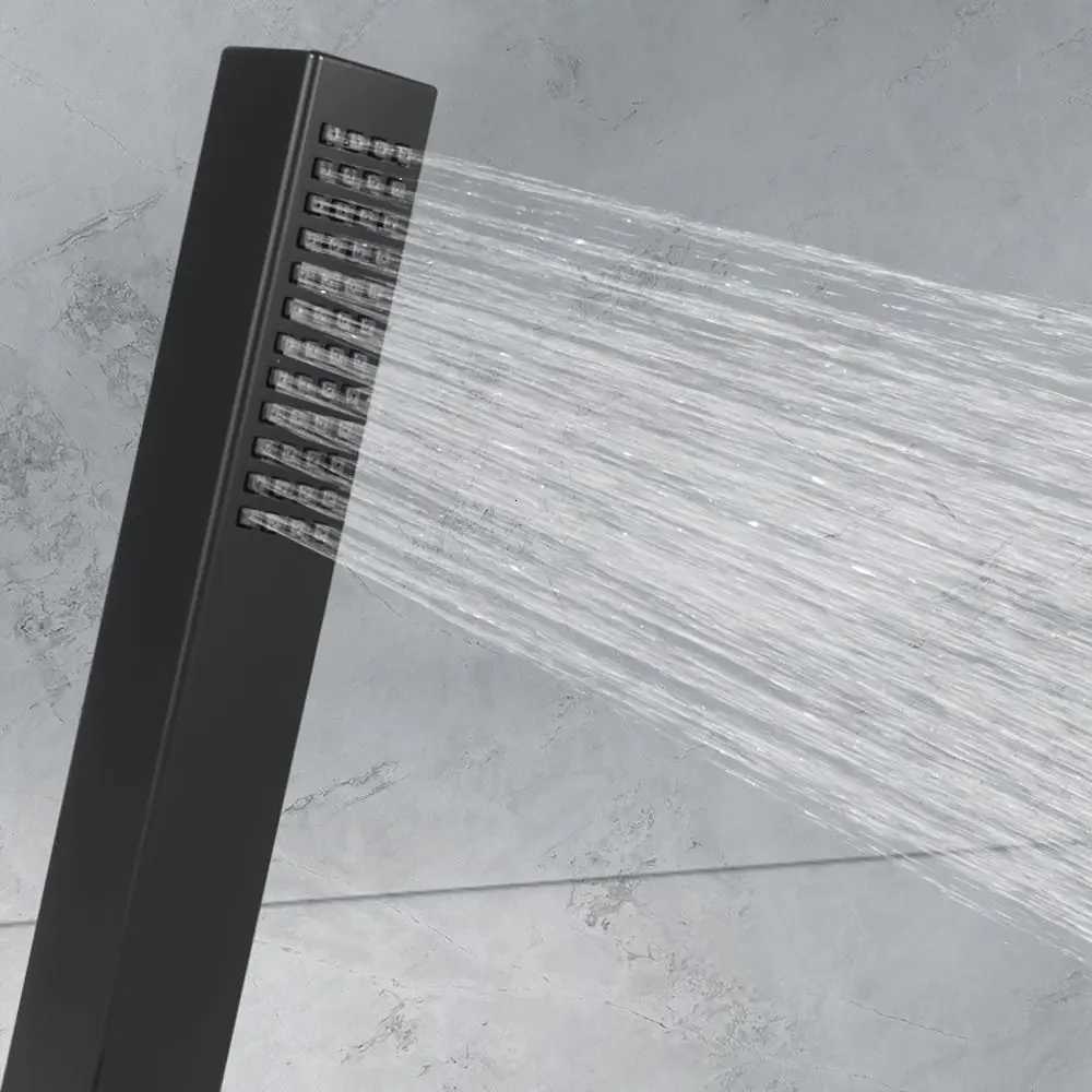 Universal Square Shower High Pressure Single Function Shower Sprayer Watersaving Handheld Shower Sprinkler Y251103