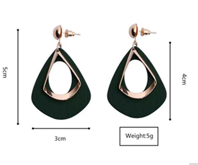 ES3222 Bohemia Earrings Statement Jewelry Exaggerated Ethnic Hollow Out Geometric Drop Earrings For Women Boho Style C251103