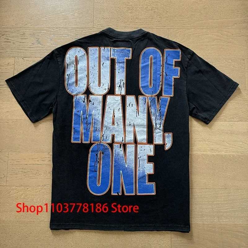 2025 New Godspeed Short-sleeved T-shirt Personality Skull Print Streetwear Loose All-match Casual Mens Womens Clothing X250403