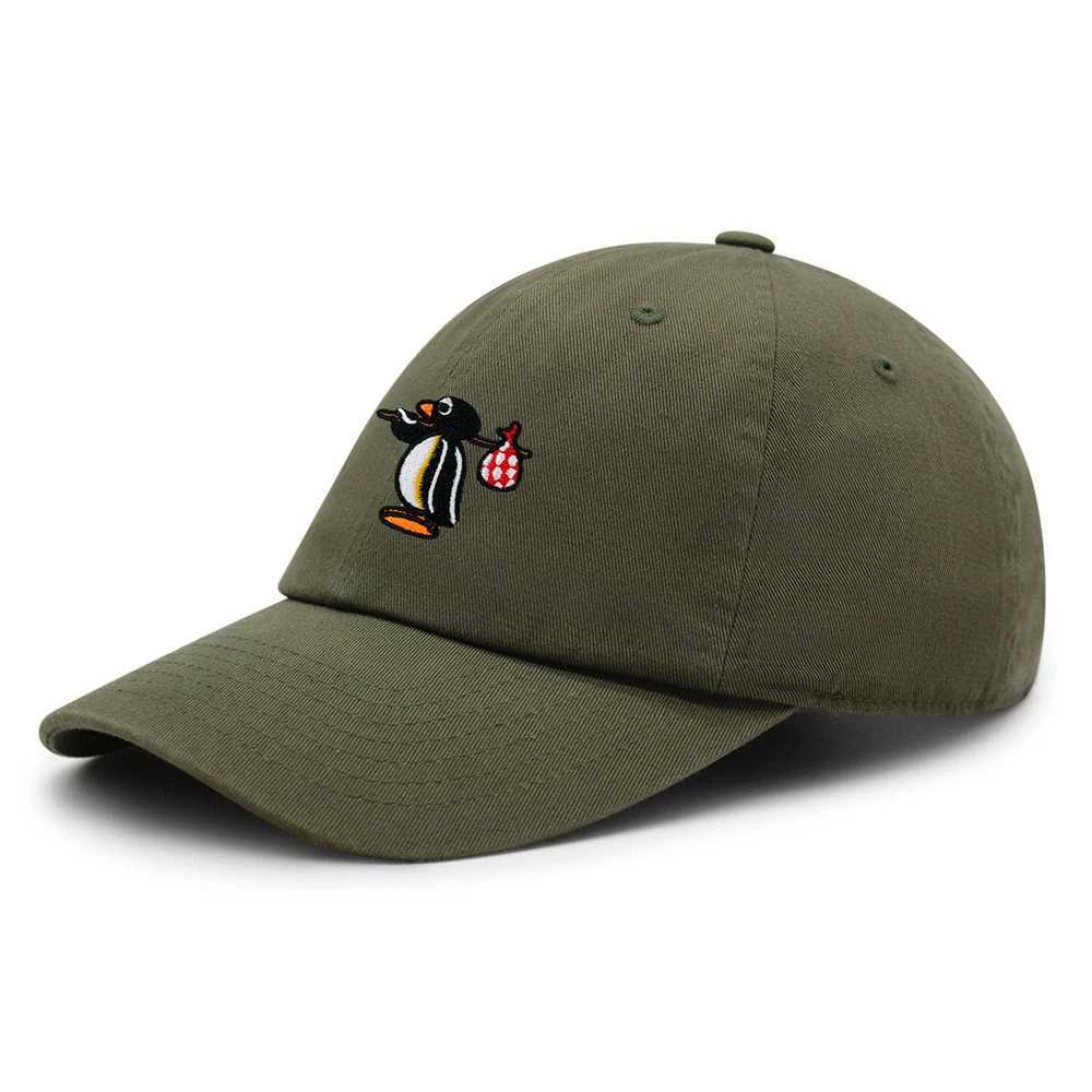 Pingu baseball cap embroidered cute penguin dad hat hip-hop hat spring summer casual hat unisex Y250403