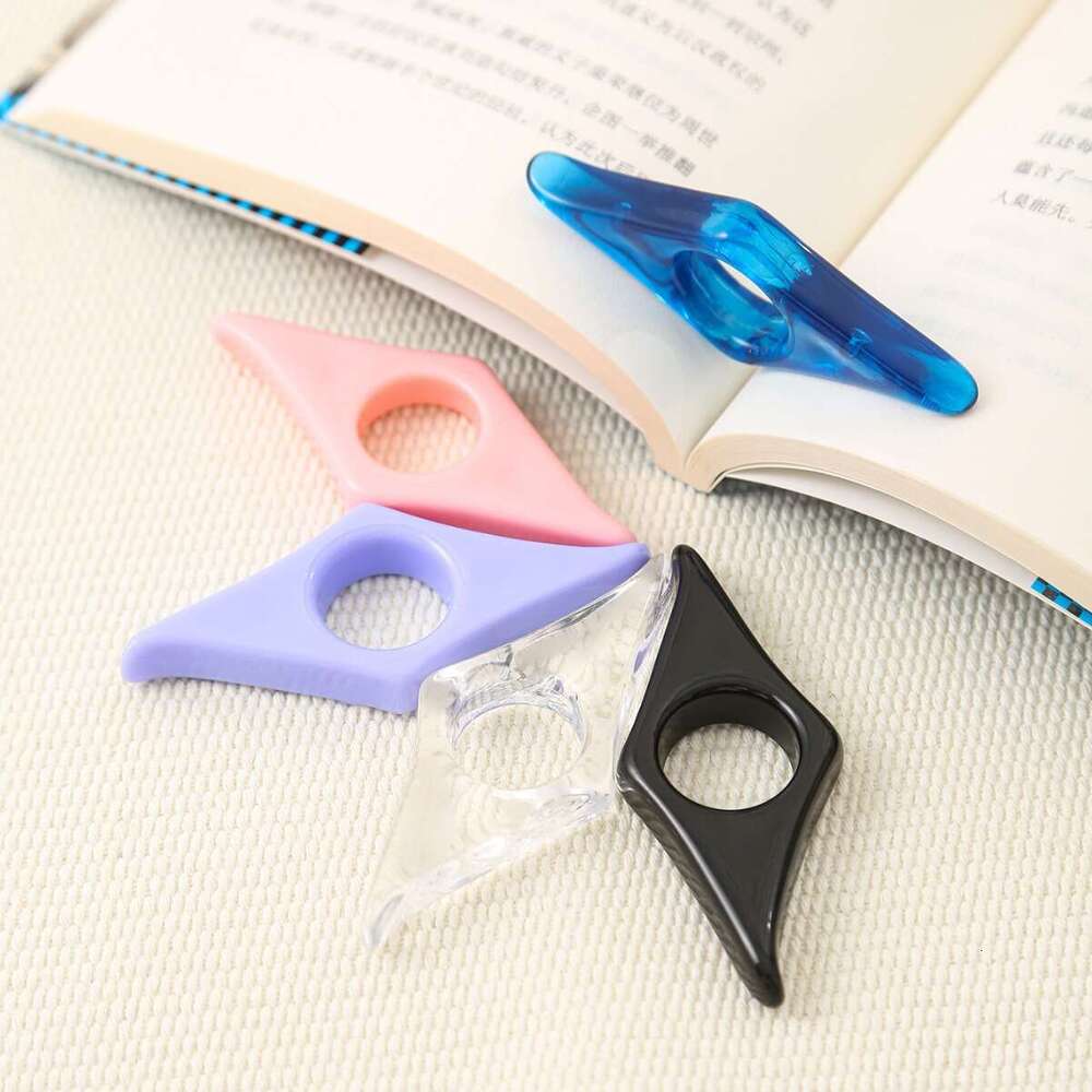 Hot-Selling Thumb Support Acrylic Bookmark Book Press Reading Aid