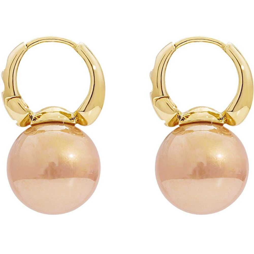 New Cute Pearl Studs Hoop Earrings Minimalist Tiny Huggies Hoops Wedding Jewelry For Women 2025 C251103