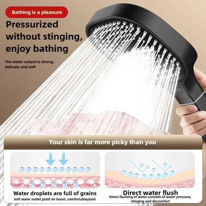 High Pressure Shower 3 Modes Adjustable Filter Shower Set New Bathro Shower Accessories Sprayer Y251103