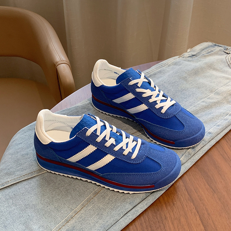 designer shoes 2025 new Women's German training shoes style for spring flat sole versatile color-blocked leisure sports running shoes trendy shoe
