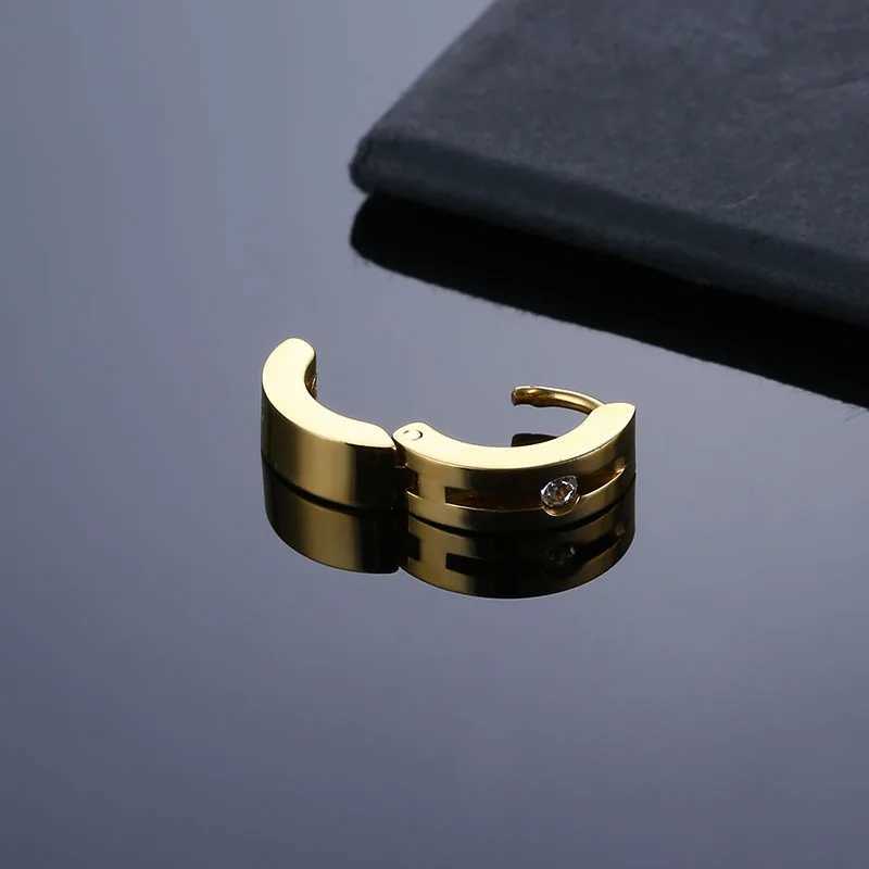 Hot Sale Fashion Stainless Steel Earrings Korean Simple Geometric Earring For Trend Women Men Jewelry C251103