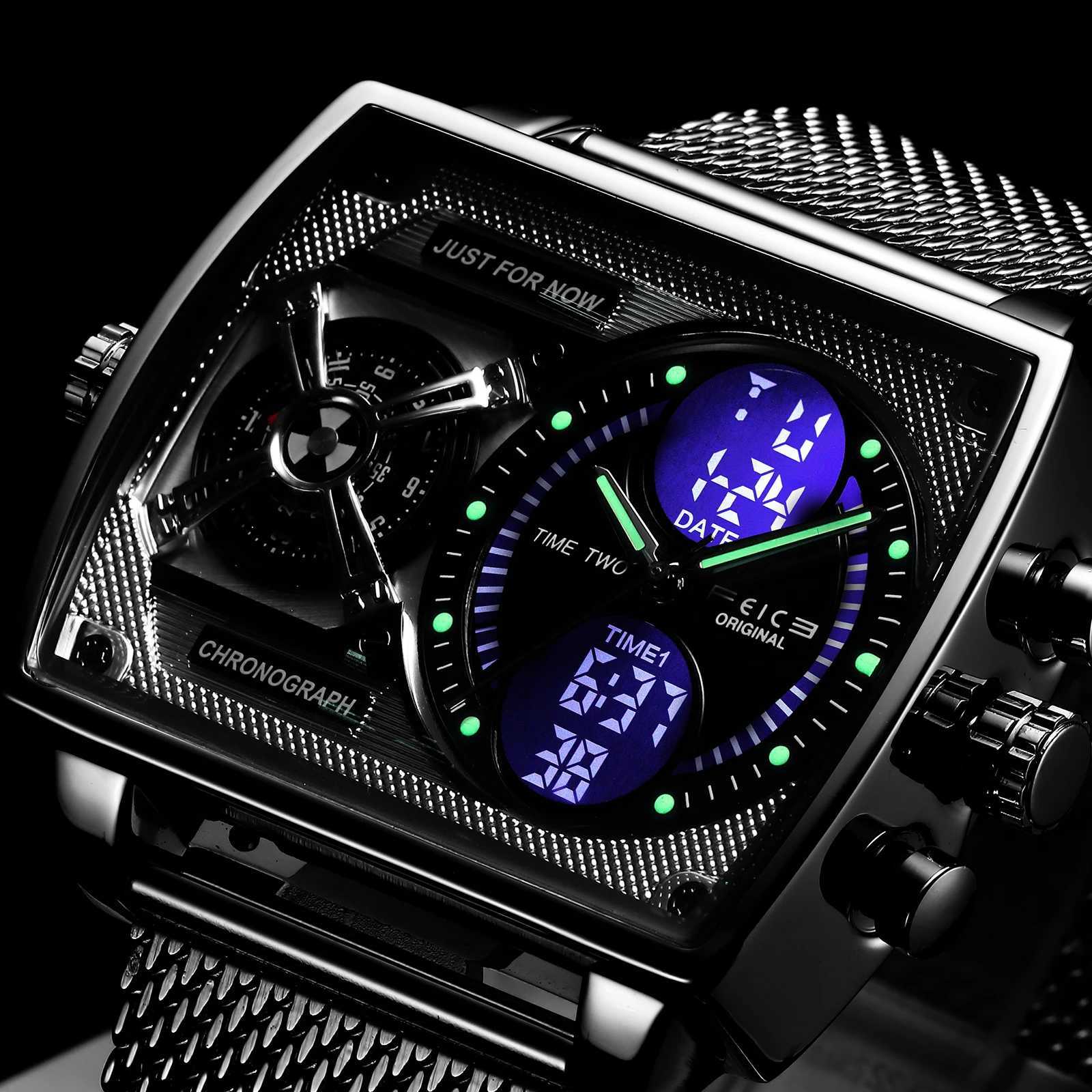 FEICE Genuine Mens watches Ark II Starship Concept Model Trend Large Dial Business Mens Quartz Watch Waterproof Free ShippingW251104