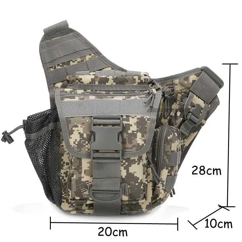 Tactical Crossbody Bag Outdoor Sports Shoulder Pack for Hunting Hiking Camping Climbing TrekkingC250407