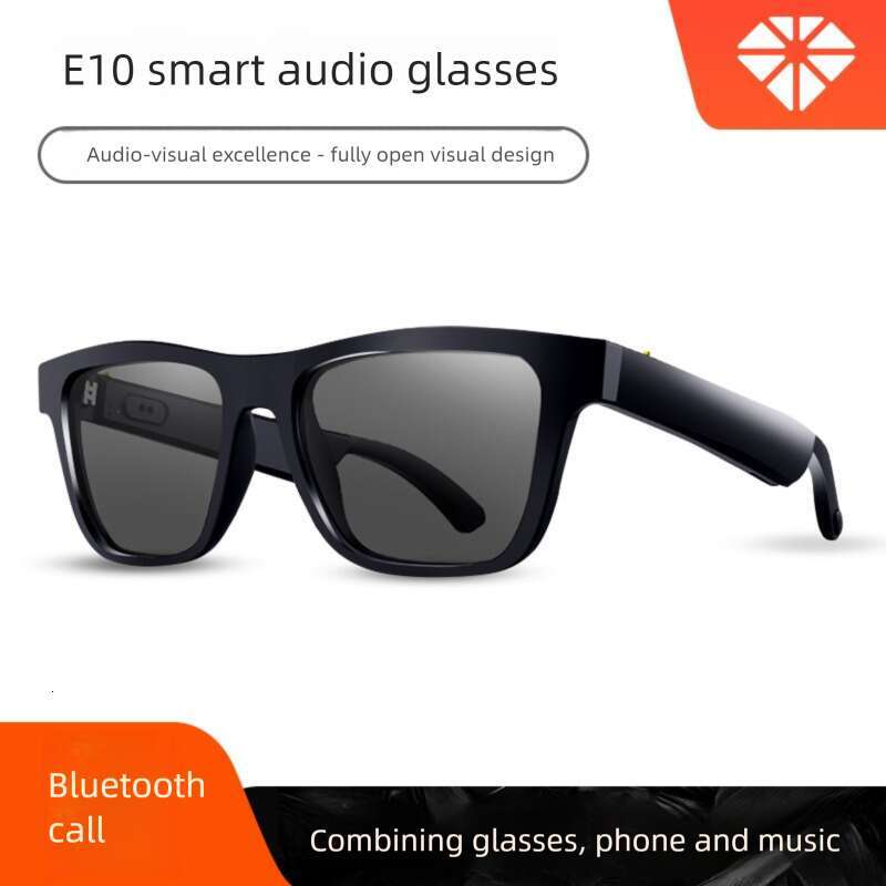Famous Brand New Smart E Sunglasses Black Technology Call And Music Bluetooth Audio Glasses