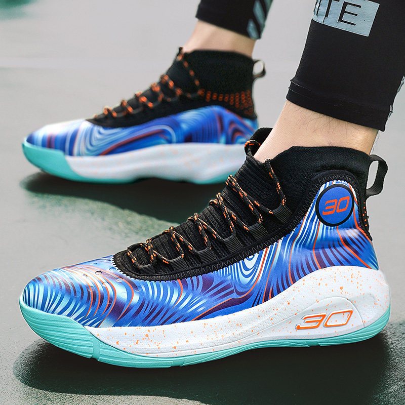 Free shipping designer basketball shoes children adolescent black blue white purple comfortable breathable outdoor handsome sport shoe 2025