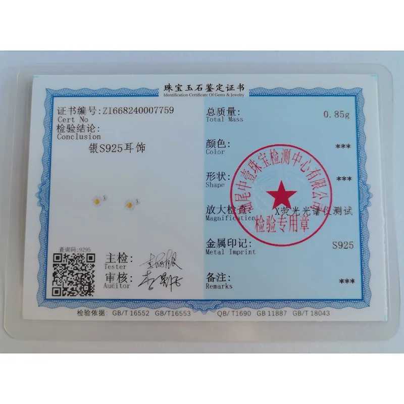 INZATT Real 925 Sterling Silver 68mm Flower Stud Earrings for Women Classic Fine Jewelry Piercing Screw Ball Accessories C251103