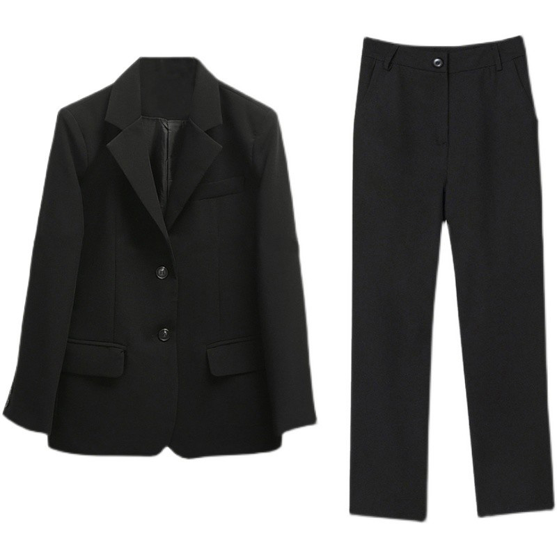 P41Elegant Ladies Black Suit Jacket | Tailored for a Perfect Fit | Ideal for Academic Events