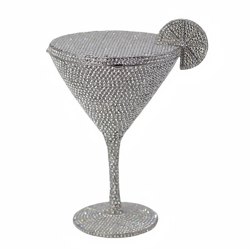 Martin Cocktail Cup Diamond Evening Bag Arrival Crystal Bridal Handbag Dinner Clutches Female Crystal Purse Rhinestone Bags 251029