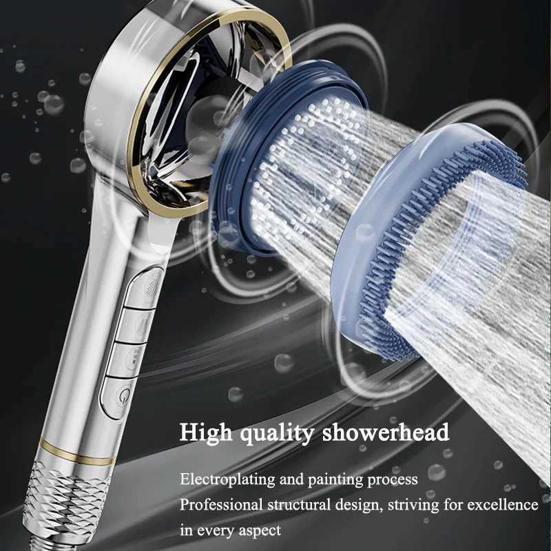 Mti-functional Shower Filtered Four-speed Adjustment With Water Seal He Shower Bathro Accessories Y251103