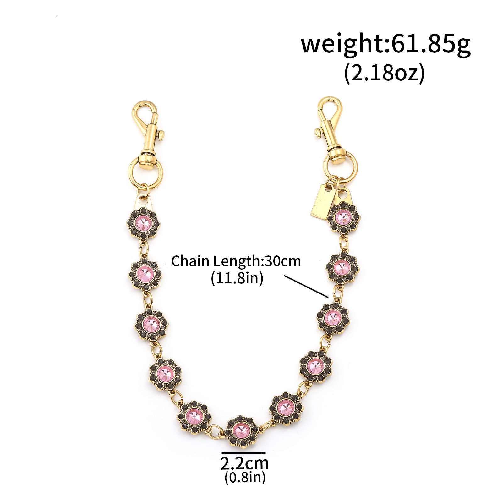 designer bag charm Xiyin Fashion Oval Carved Rhinestone High-end Flower Chain New Arrival Bag Pendant keychain designer