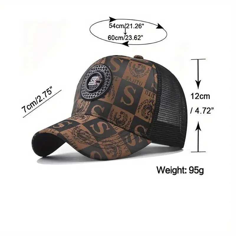 Europe and the United States 2025 Fashion Mens Baseball Hats Mesh Breathable Hats Truck Hats Trend Casual Street Hats Wholesale W250403
