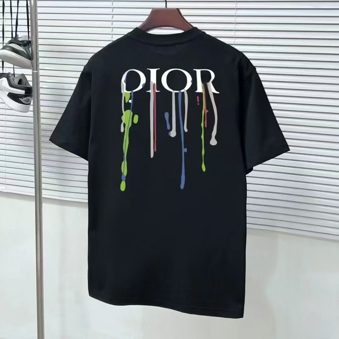 Designer T Shirt Designer Men's and Women's T-shirt Summer Round Neck 230g Thick Cotton Embroidered T-shirt Fashion Design Shirt