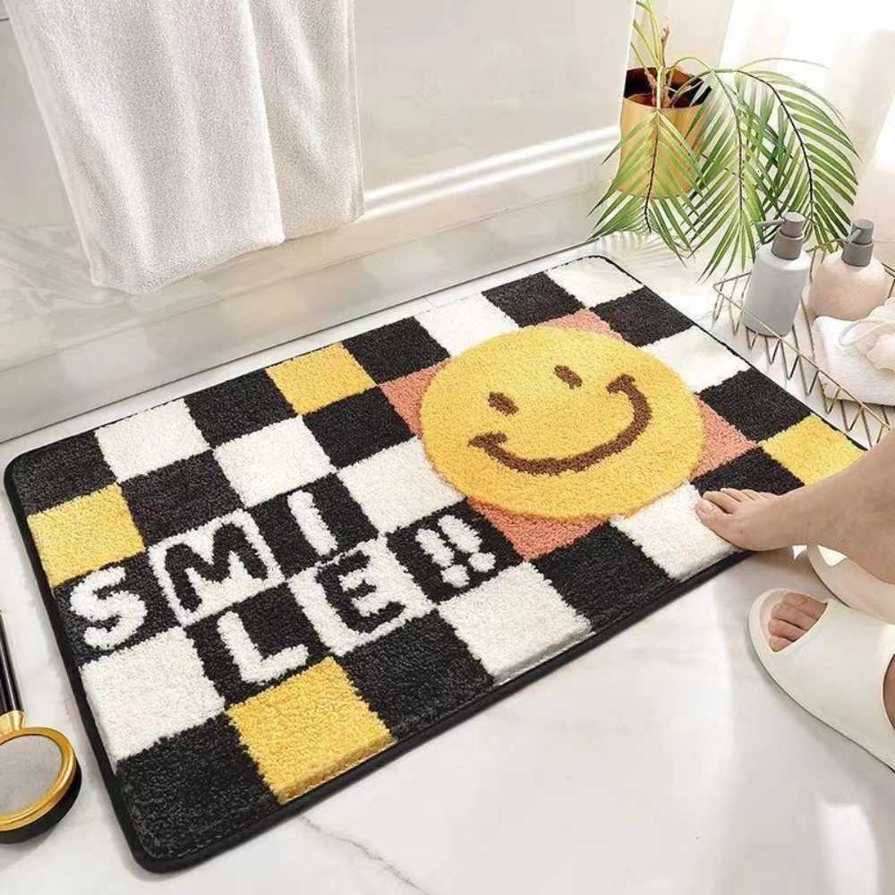 VIKAMA Window Mat Light Breathable Comfortable Soft Door Mat Porch Mat Imitation Cashmere Floor Mat Kitchen Mat C251103